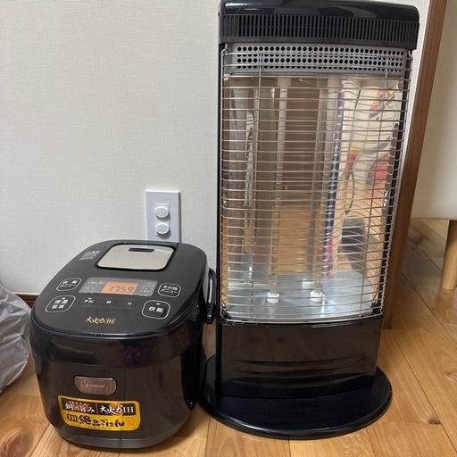 炊飯器、でんきすとーぶ
