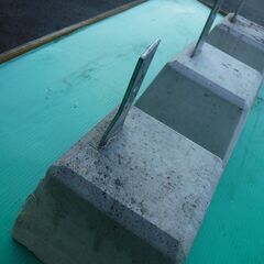 束石 羽子板付き 3つセットの画像
