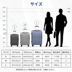 スーツケース キャリーケース キャリーバッグ新品M の画像