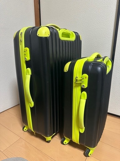 キャリーバッグ２個です。