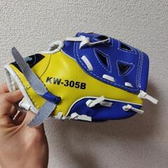 kaiser カイザー (KW-305B) 野球 右投げ キッズグローブ8インチボール付 ブルー 子供 キッズ

の画像