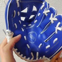 kaiser カイザー (KW-305B) 野球 右投げ キッズグローブ8インチボール付 ブルー 子供 キッズ

の画像
