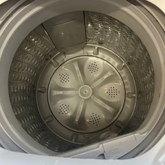 ツインバード全自動洗濯機5.5kg2019年式の画像