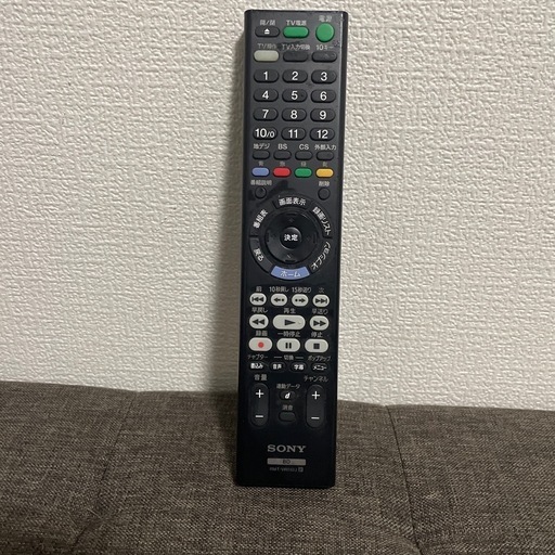 SONY ソニー　ブルーレイ　RMT-VR110J リモコン