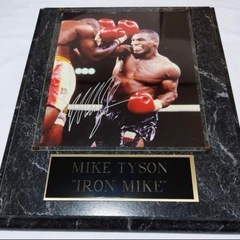 マイクタイソン 直筆サイン