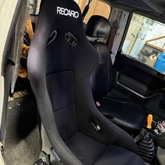値下げ中!!　フルバケットシートとレールセット　jb23 ジムニー　RECARO レカロの画像