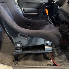 値下げ中!!　フルバケットシートとレールセット　jb23 ジムニー　RECARO レカロの画像