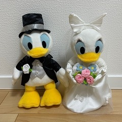 【美品・最安値】Disney♡ウェルカムドール ドナルド＆デイジー ドナデジ 人形 結婚式の画像