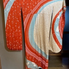 振袖　正絹　絞り