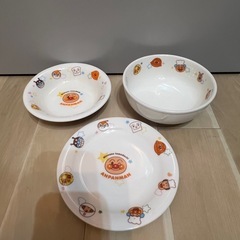 子供用食器セット　プリンセス　アンパマンの画像
