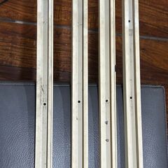 ダクトレール　ライティングレール　レールライト　約210m×4本　約110m×１本　合計5本　コンセント１個　中古品の画像