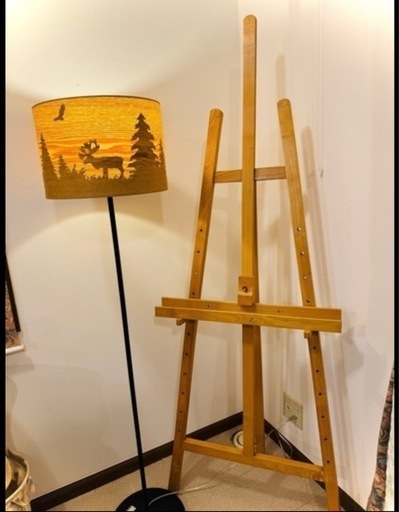 超美品 オシャレ　北欧　トナカイ　アニマル　フロアライト　