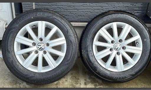ゴルフ６TSI 純正アルミ　タイヤ　残9分山以上195/65R15