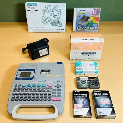 CASIO 漢字ラベルライター NAMELAND KL-560（テープカートリッジ４本付き）