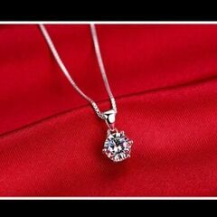 ➀▼≒j→→→m40-4番/1.5ｃｔブリリアント立て爪ペンダントC＊Bの画像