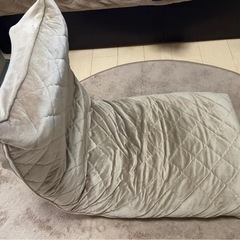 ニトリ座椅子＋座椅子カバー　美品