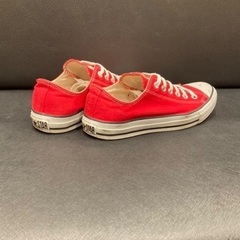 『 converse ，ALL★STAR 』スニーカー  靴 👟 レッド . 赤 ，の画像