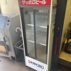 冷蔵ショーケース ホシザキ 100V 業務用 リーチイン冷蔵ショーケース 当時物 スライド扉 厨房 SANYO サンデンの画像