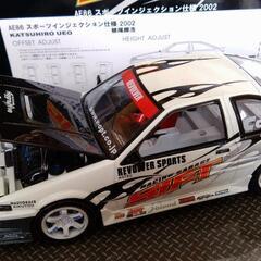【絶版希少】🚘 ホットワークス1/24 D1 AE86スポーツインジェクション2002年稲尾勝浩選手ミニカーの画像