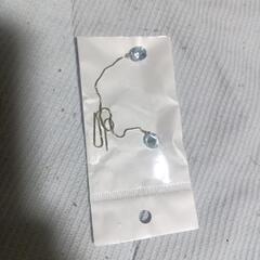 訳あり▼▼▼▼≒j→→→m43-3→/刻印/ブリリアントカットダイヤモンドＣＺ大粒ロングピアスC＊Bの画像