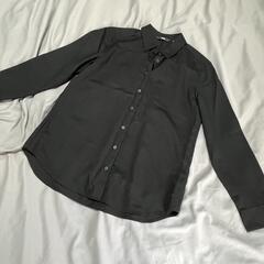 UNIQLO シャツブラウス 黒 Ｓの画像