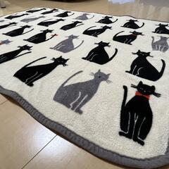 ブランケット 猫柄の画像