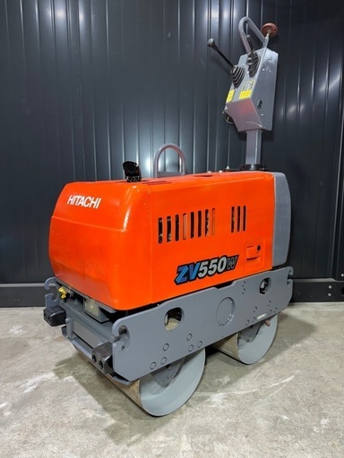 【大阪】 ハンドローラー 建設機械 重機 ディーゼルエンジン HITACHI ZV550W 軽油 ローラー 舗装 現場 エンジン 貿易 低騒音型 整備済