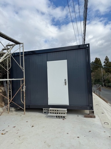 熊本から 希少特大15畳ユニットハウス 事務所、6m×4mお店などにも最適