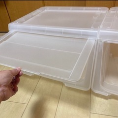 収納ケース　衣装ケース　大小3つずつ(再投稿)の画像