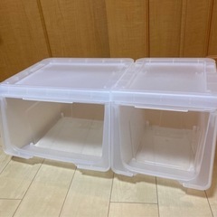 収納ケース　衣装ケース　大小3つずつ(再投稿)の画像