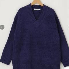 【タグ付き新品】【SALE中】今季Vネックニットプルオーバー
