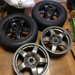 GT-R32 スカイライン　純正ホイール　8J