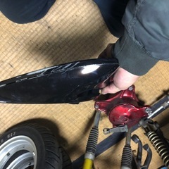 SA16J ジョグZRエボリューション　リアスポイラーの画像