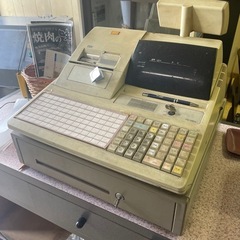 レジスター キャッシュドロワー付き グレー
