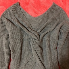 フロントねじり おしやオシャレセーター　3Lの画像