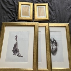 ■美品■IKEA■VIRSERUM額縁・フォトフレームセット