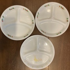 コレール　食器　3枚