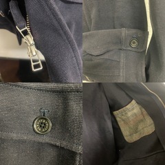 【メンズ XL】BEAUTY&YOUTH ジップアップ パーカー ユナイテッドアローズ ネイビーの画像