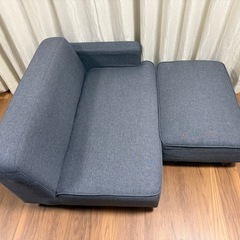 ソファ 2人掛け おしゃれ 北欧 新生活 L字 L字型 コンパクト ソファー カウチソファ ローソファ スツール レザー 一人暮らし の画像
