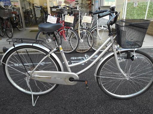 中古自転車３３４７　２６インチ　ギヤなし　ダイナモライト