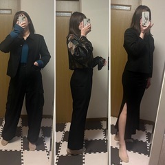 ※注意事項必読！　下半身ゆったり喪服　レディースの画像