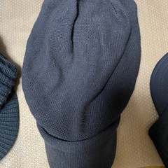 ニット帽　3個セット　黒