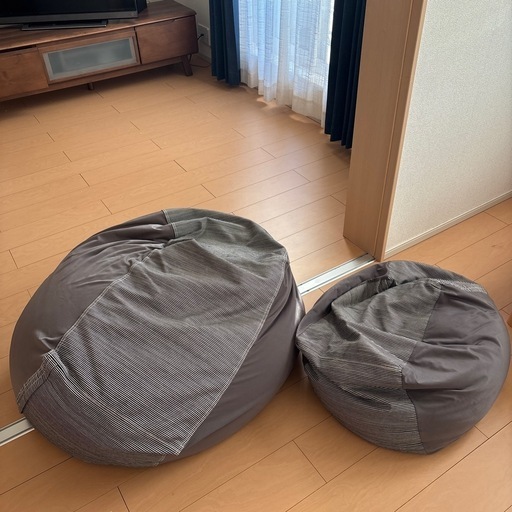本日14時まで引取！無印良品ビーズソファ2つセット