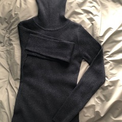【ご商談中】ノーブランド ハイネックラメニット