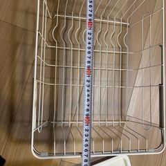 キッチン　食器　ラック　カゴの画像