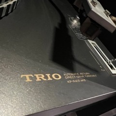 TRIO ビンテージオーディオセット フルセット KP-R405 MKII アンプ・ライト付きキャビネット付きの画像
