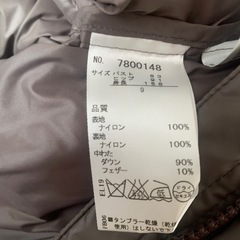 GLASS LINE レディース　ダウンコート　Mの画像