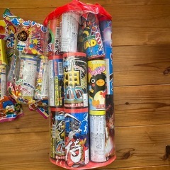 打ち上げ花火、吹き出し花火の画像