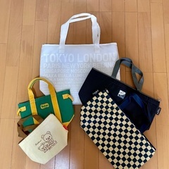 【無料】保冷バッグ・布バッグ等18点以上