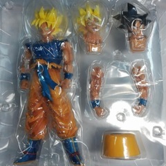 <取引中　2点8000円>ドラゴンボール BATTLE OF THE WORLD  一番くじ　A賞 『超サイヤ人孫悟空』『シャロット』の画像